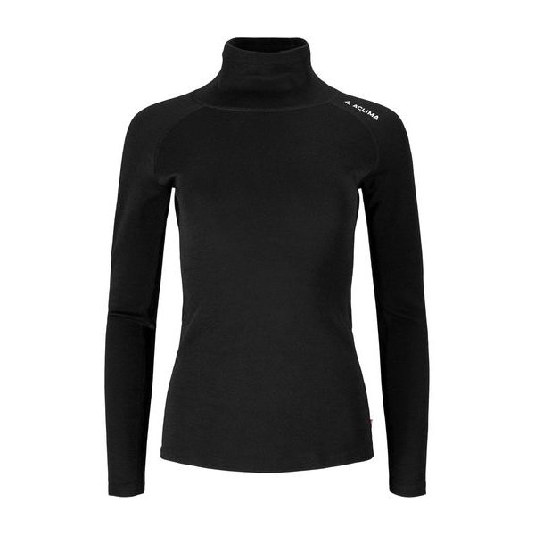WarmWool Roll Neck W's Jet Black