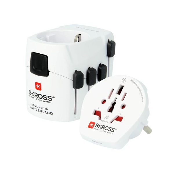PA40 cestovní adaptér PRO - World, univerzální, uzemněný