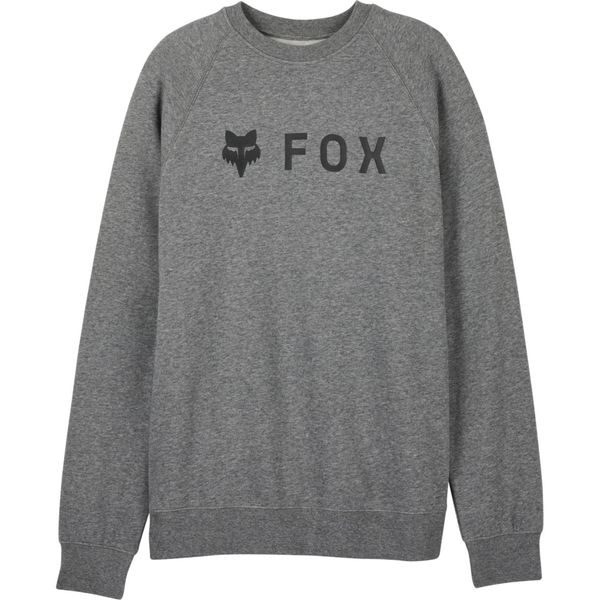 Absolute Fleece Crew Heather Graphite