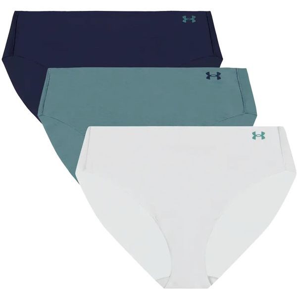UA Pure Stretch NS BKN - 3pk blue/green