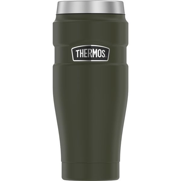 Vodotěsný termohrnek 470 ml - vojenská zelená