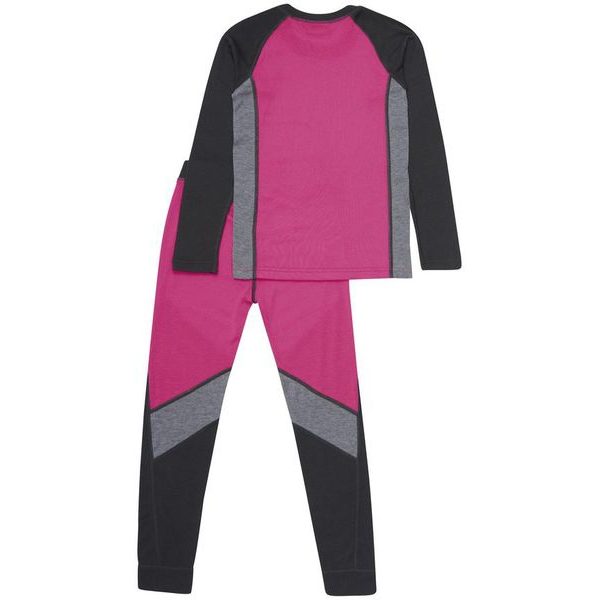 Ski Underwear - Colorblock-Pink Glo