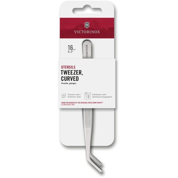 Pinzeta Victorinox, 16cm, zahnutá špička