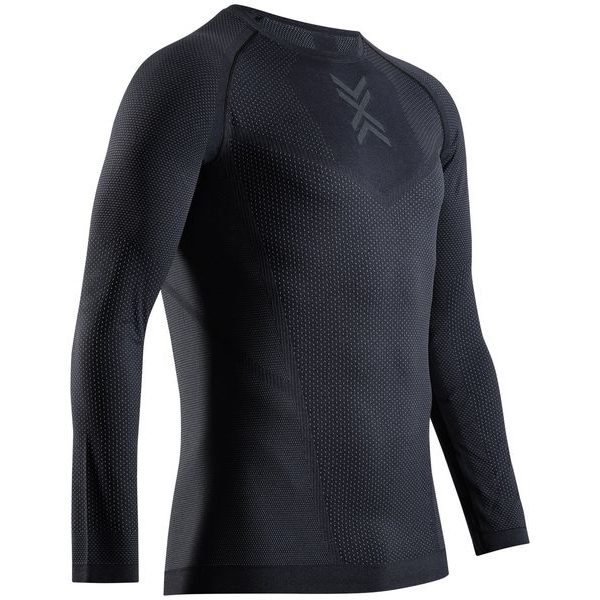 XCEED RUN SHIRT LS MEN X Black/Rhino Grey