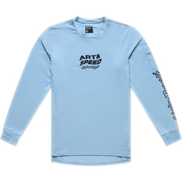 RUCKUS RIDE TEE WAVES DAWN BLUE