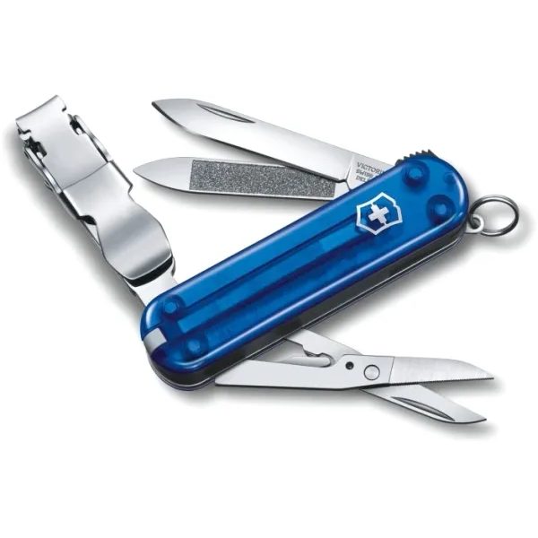 Nail Clip 580, 65 mm, blue transparent
