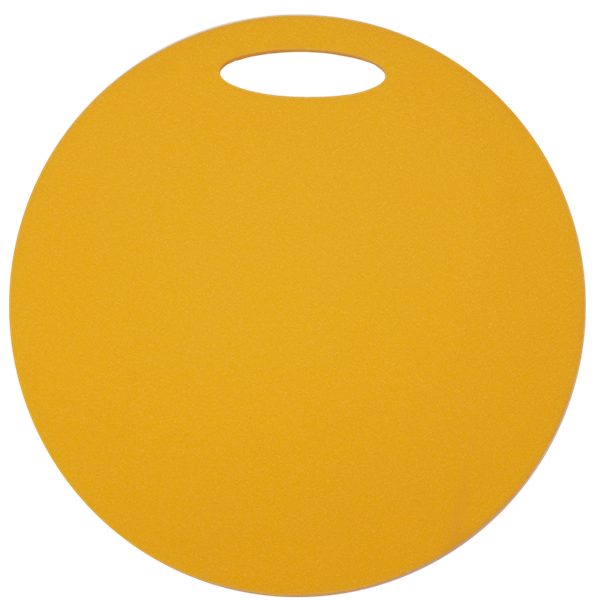 Seat round 1-layer, diameter 35 cm yellow