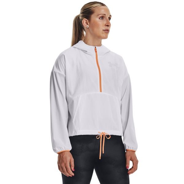 Woven Graphic Jacket, White