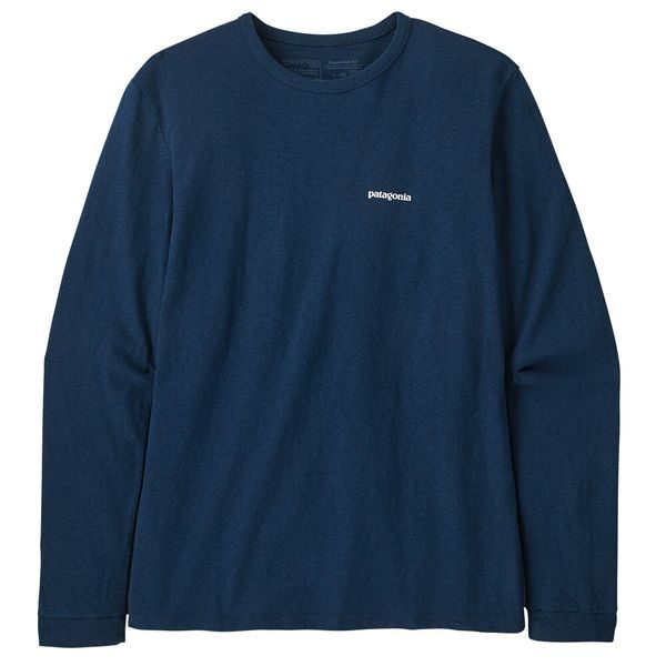 W´S L/S P-6 LOGO RESPONTIBILI-TEE, TIDEPOOL BLUE