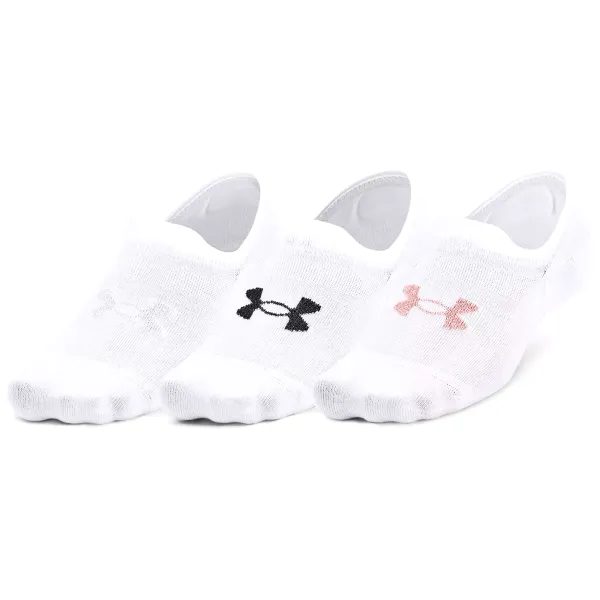 UA Essential UltraLowTab 3pk-WHT