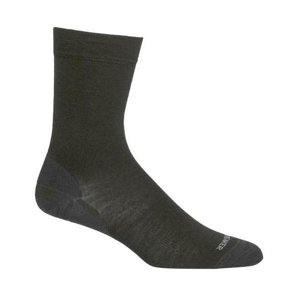 W Lifestyle Fine Gauge Crew BLACK