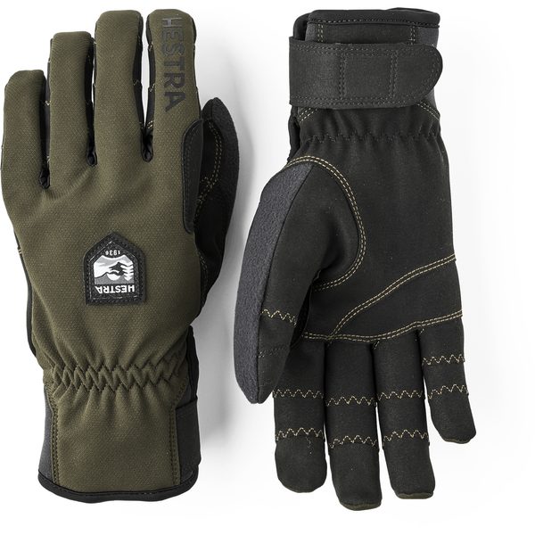 Ergo Grip Wool Touring - 5 finger Dark forest / Black