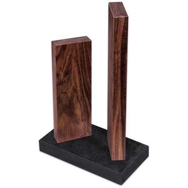 Blok na nože Stonehenge na 4 díly, granit/ořech magnetický