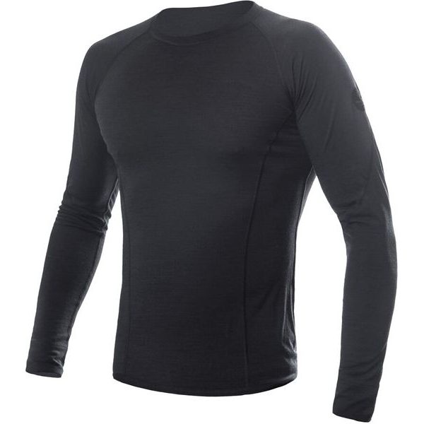 MERINO AIR pánské triko dl.rukáv černá