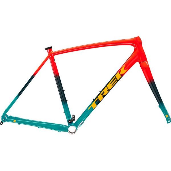 Rámový set Crockett Disc, Radioactive Red to Navy to Teal Fade