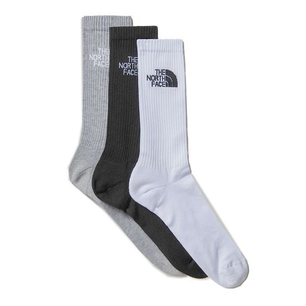 MULTI SPORT CUSH CREW SOCK 3P, BLACK ASSORTED