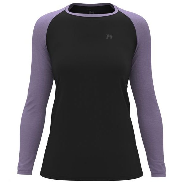 LESLIE L/S anthracite/wisteria