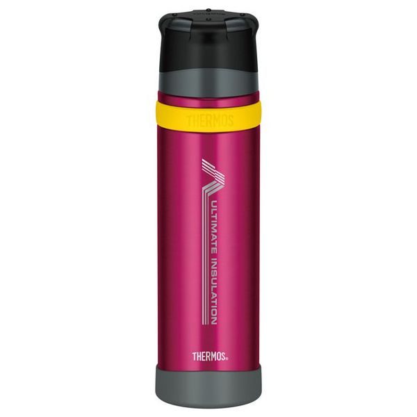 Termoska se šálkem do extrémních podmínek 750 ml růžová
