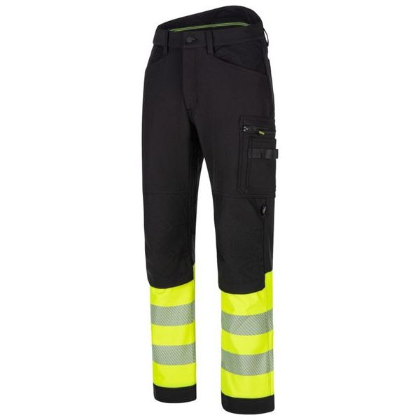 REFLECTOS Trousers black/yellow