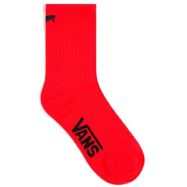 Kickin It Crew Sock 6.5-10 1pk RACING RED