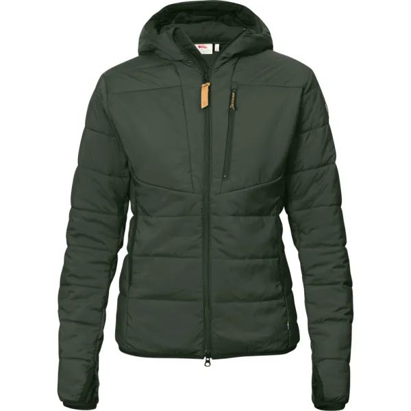 Keb Padded Hoodie W Deep Forest