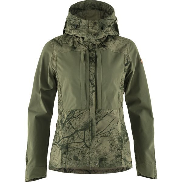 Keb Jacket W, Green Camo-Laurel Green