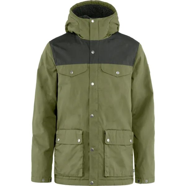 Greenland Winter Jacket M, Green-Dark Grey