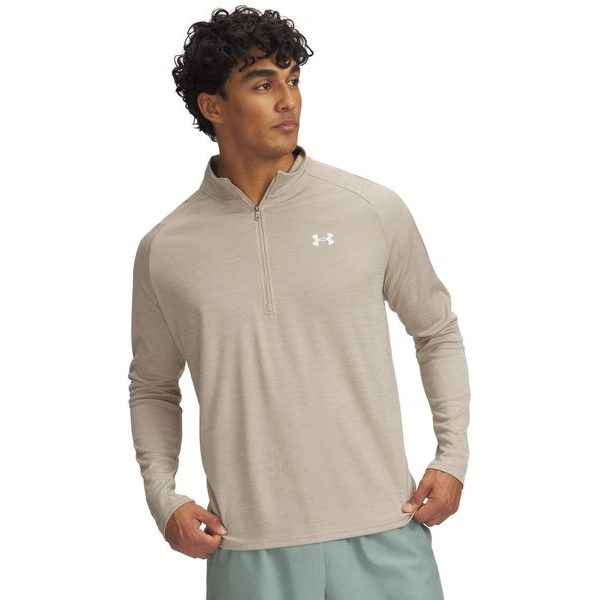 UA Tech Textured 1/2 Zip BEI