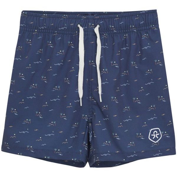 Swim Shorts, AOP, dress blues