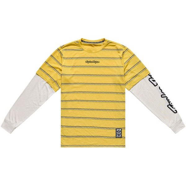 SKYLINE FAKIE RIDE TEE STRIPE BUTTER