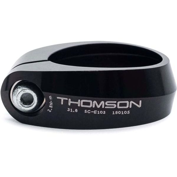 Sedlová objímka Thomson 34,9mm černá