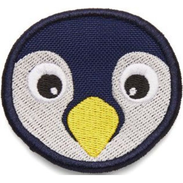 Velcro badge Penguin - blue