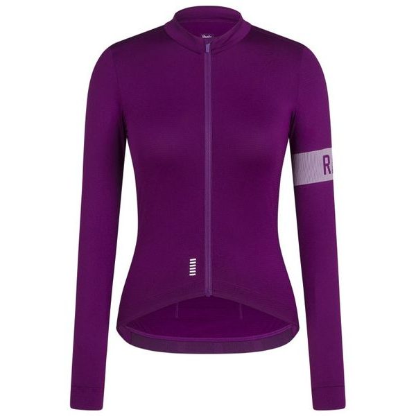 Pro Team Women's Midweight Long Sleeve Cycling Jersey II Purple/bílá