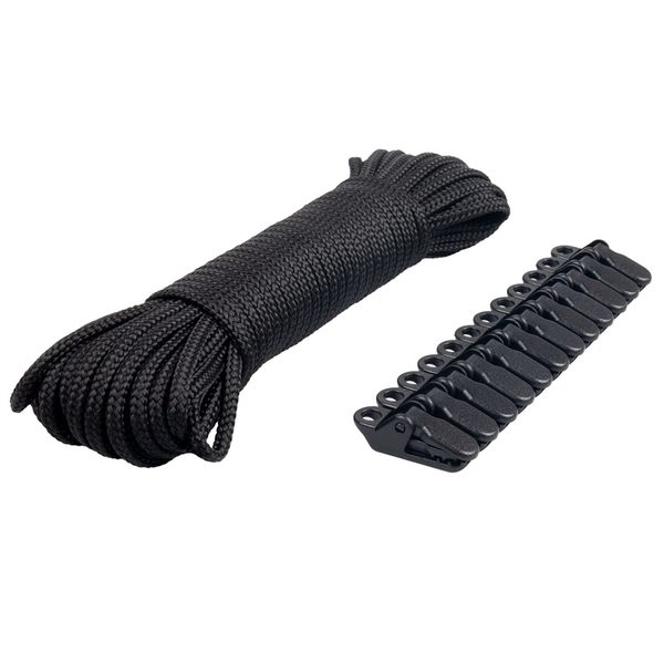Sada 12 ks svorek + šňůra 3 mm x 15 m