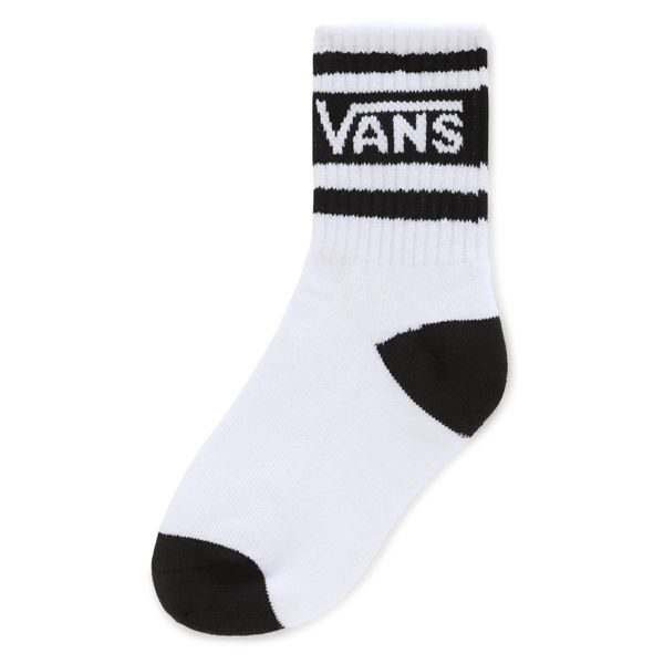 MN VANS DROP V CREW (6.5-9, 1PK) White/Black