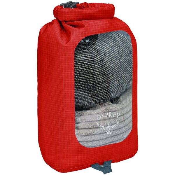 DRY SACK 6 W/WINDOW, mars orange