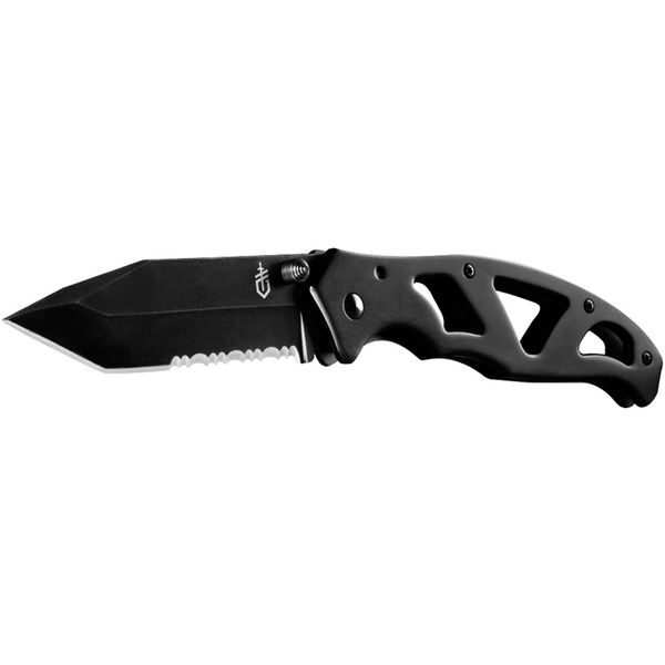 Paraframe II Tanto Blk Folder Serrated
