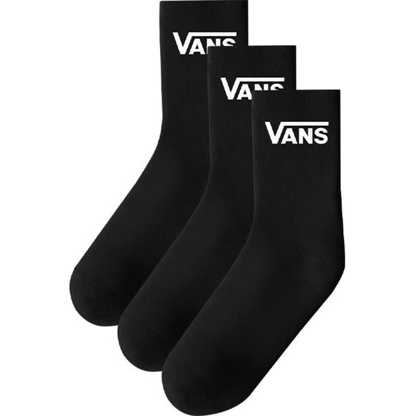 Classic Half Crew 3 pk Black