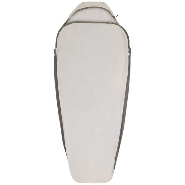 Silk Blend Sleeping Bag Liner - Mummy, Moonstruck Grey