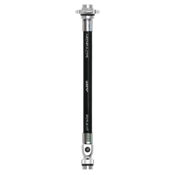 PUMP HOSE ABS FLEX HOSE WITH VALVE CORE TOOL BLACK / SILVER
