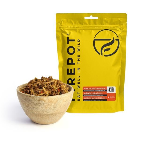 Orientální nudle s vepřovým masem XL, 580g/765 kcal