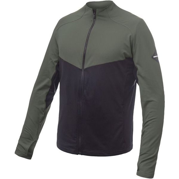 COOLMAX THERMO pánská mikina celozip černá/olive green