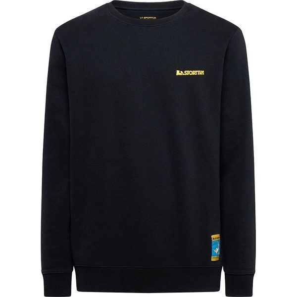 Climbing on the Moon Sweatshirt M Nero/Giallo