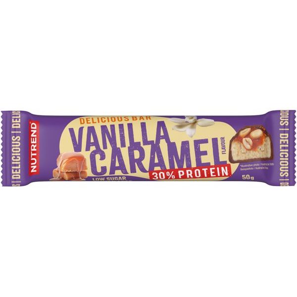 Delicious Bar, tyčinka, 50 g vanilka a karamel