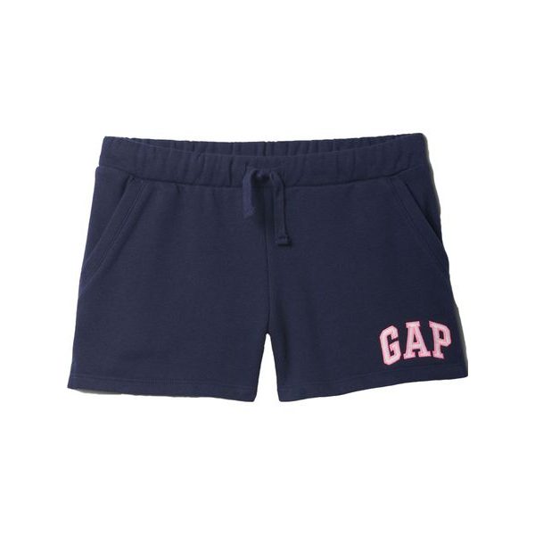 Dětské kraťasy s logem Tmavě modrá