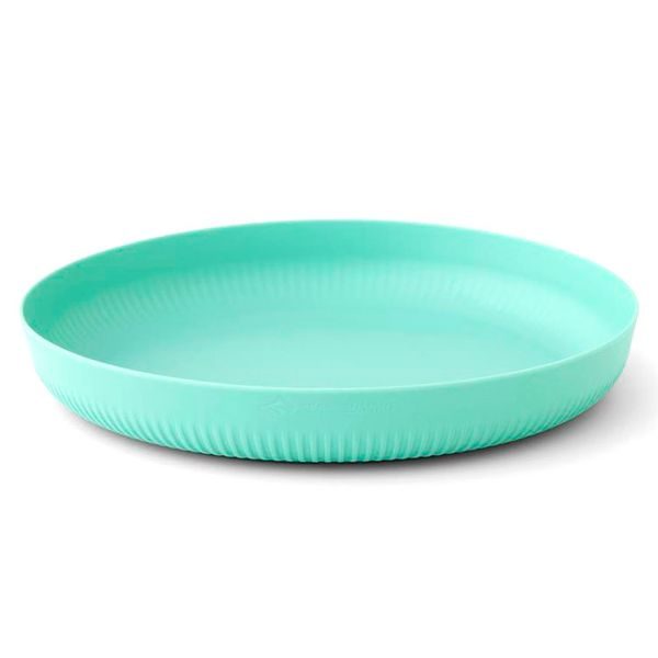 Passage Plate, Aqua Sea Blue