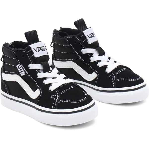 TD Filmore Hi Zip, (suede/canvas) black/white