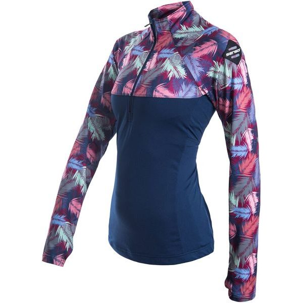 COOLMAX THERMO dámská mikina zip deep blue/feather