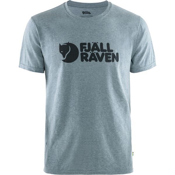 Fjällräven Logo T-shirt M Uncle Blue-Melange