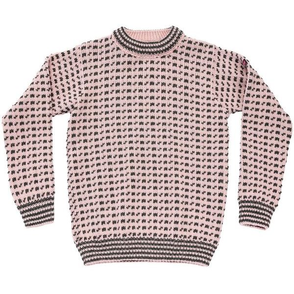 Original Islender Wool Sweater Chalk Pink/Anthracite